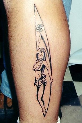 surf tattoo
